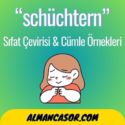 schüchtern sıfat türkçe çeviri